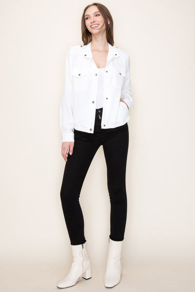 Ivory Button Down Jacket