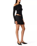 Steve Madden Ryder Knit Top Black