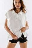 Free People Keep on Polo Clean Ivory