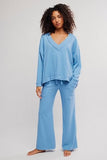 Free People Staycation Pullover Blissful Blue