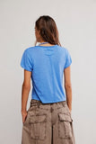 Free People Take  2 Tee Cornflower