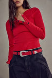 Free People Cannon Suede Belt Sala