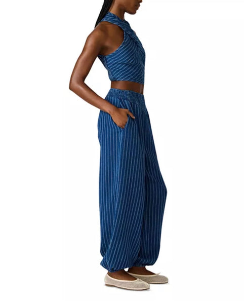 Steve Madden Winnie Top Mixed Indigo