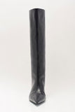 Free People Kiki Kitten Heel Boot Black Leather