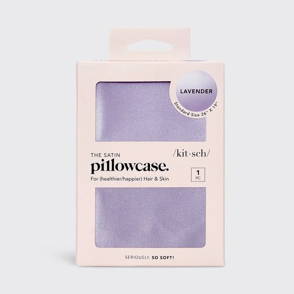 Satin Pillow Case - Lavender
