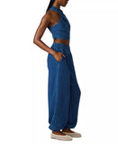 Steve Madden Tillie Pant Mixed Indigo