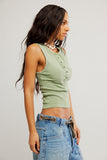 Free People Jamie Henley Tank Mistle Toe