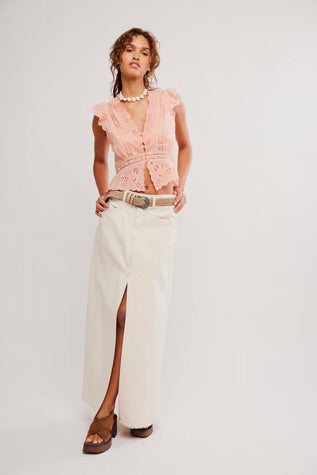 Free People Day Dreamer Top Peachie Pie
