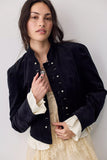 Free People Cloud Nine Blazer Black