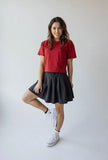 Arkansas Repeat Heavy Weight Crop Tee