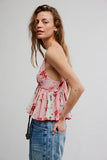 Free People Tillie Top Pink Combo
