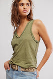 Free People Easy Tank Peat Moss