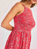 Red Multi Firecracker Mini Dress