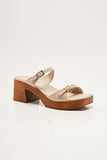 Free People Beck Buckle Clog Sunstone Sand Suede
