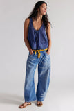 Free People Good Luck Printed Barrel Sun Fade