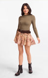 Olive Crewneck Top