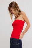 Free People The Carrie Tube High Risk Red