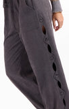 Stone Grey Rhea Button Pants