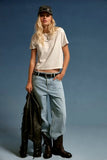 Free People Atlas Crew Tee Clean Ivory