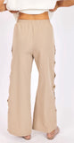 Khaki Button Pants