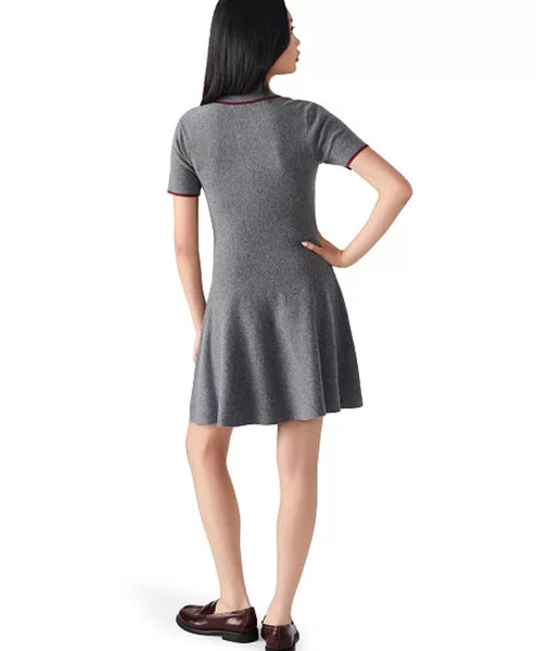 Steve Madden Kristin Sweater Dress Charcoal