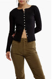 Free People Tilly Long Sleeve Black