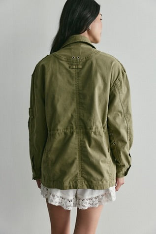 Free People Marlo Surplus Jacket Olivine