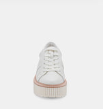 Dolce Vita Tiger White Leather Sneaker