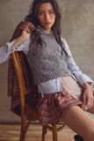 Free People Benny Slim Oxford Blue Combo
