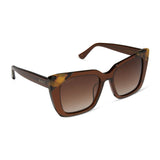 DIFF Lizzy Whiskey Crystal w/Brown Kombu Tips Polarized