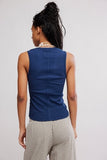 Free People Neria Tank Deep Iris