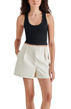 Steve Madden - Imelda Faux Leather Shorts