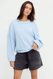 Free People Skyline Tee Blue Snowflake
