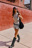 Free People Now or Never Denim Short Moon Child