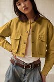 Free People Martha Workwear Jacket Rattan