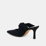 Kelsy Onyx Suede Heels