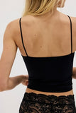 Free People Round Two Cami Black