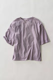 Free People WTF Perfect Oversized Tee Plum Ash