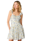 Steve Madden Ashtin Dress White Disty Floral