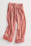 Free People Days End Solar Linen Stripe Soft Coral Combo