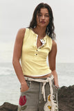 Free People Jamie Henley Tank Sicilian Yellow