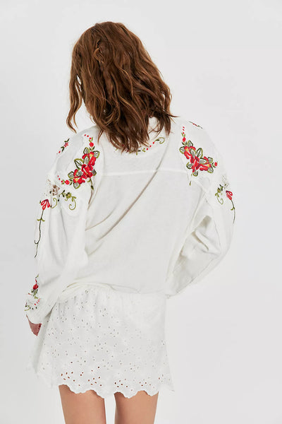 Free People Eyes On You Skort Ivory