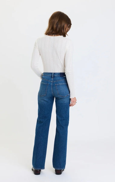 DAZE Rebel Mid Rise Slim Straight Surge
