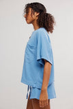 Free People Staycation Sleep Tee Blissful Blue