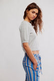 Free People Isla Solid Cardigan Mineral Grey