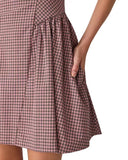 Steve Madden Paulinna Dress Blush Plaid