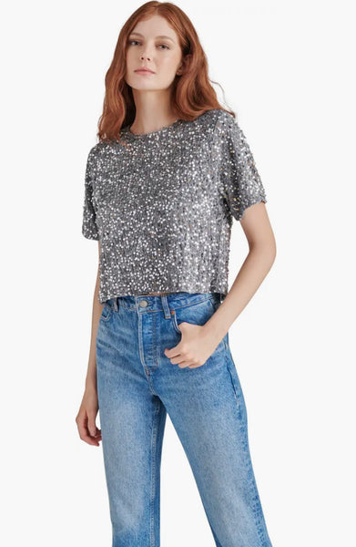 Steve Madden Cressa Top Grey