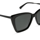DIFF Becky II Black Dark Smoke Polarized