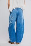 Free People Good Luck Printed Barrel Sun Fade