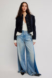 Free People Cloud Nine Blazer Black
